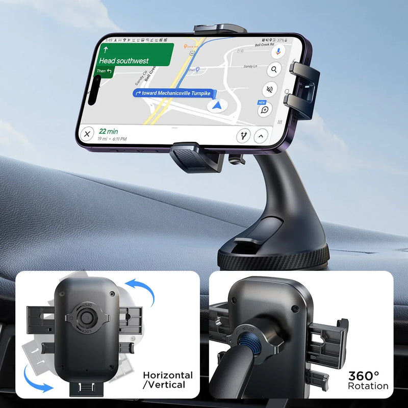 🌟 "Joyroom Car Phone Holder Mount: A solução perfeita para uma viagem segura e sem preocupações!" 🚗📱✨