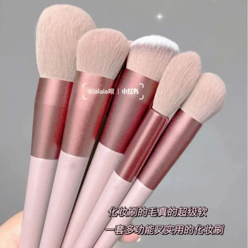 Conjunto de Pincéis de Maquiagem Sombra de Olho Base Mulheres Cosméticos Pó Blush Mistura de Beleza Ferramenta de Maquiagem