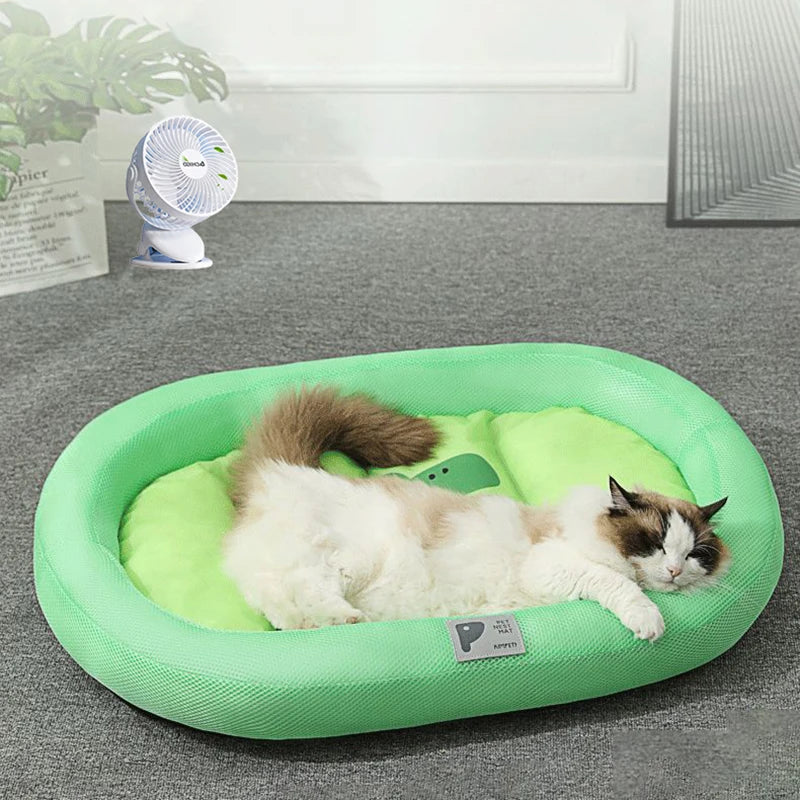 MADDEN Almofada de Verão Refrescante para Cama de Gato de Estimação Almofada de Gelo para Cachorro para Cães Filhotes Gatos Canil de Estimação de Alta Qualidade Fresco Frio