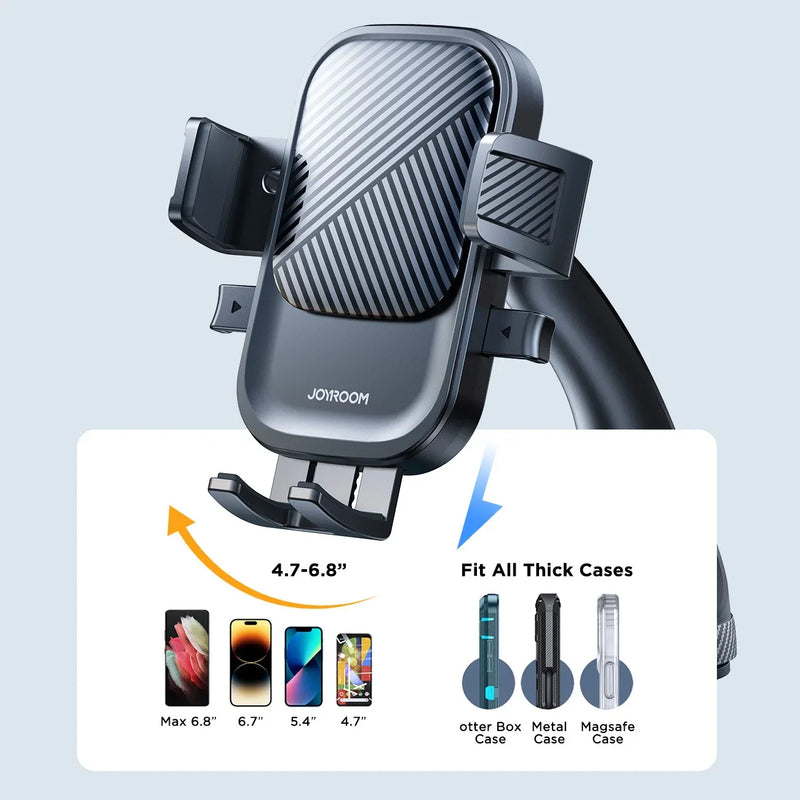 🌟 "Joyroom Car Phone Holder Mount: A solução perfeita para uma viagem segura e sem preocupações!" 🚗📱✨