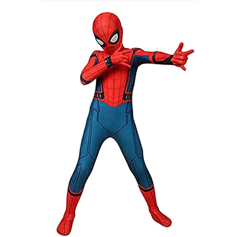 🕷️🕸️🦸‍♂️ Fantasia do Homem-Aranha para Crianças e Adultos Tobey Maguire Cosplay Macacão Super-Herói Zentai Jumpsuit Festa de Halloween Carnaval Fantasias 🎉👻