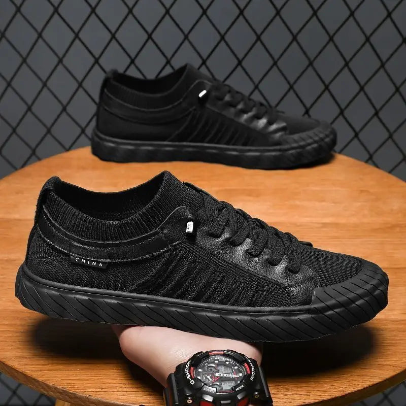 Sapatos Vulcanizados de Moda para Homens Sapatos Casuais de Luxo para Homens Caminhada ao Ar Livre Mocassins Confortáveis para Homens Sapatos Baixos Confortáveis para Homens Zapatos Para Hombres