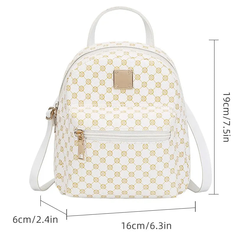 Clássica Mochila Feminina Moda Bolsas Escolares Femininas Diárias Compras Menina Mochilas Escolares