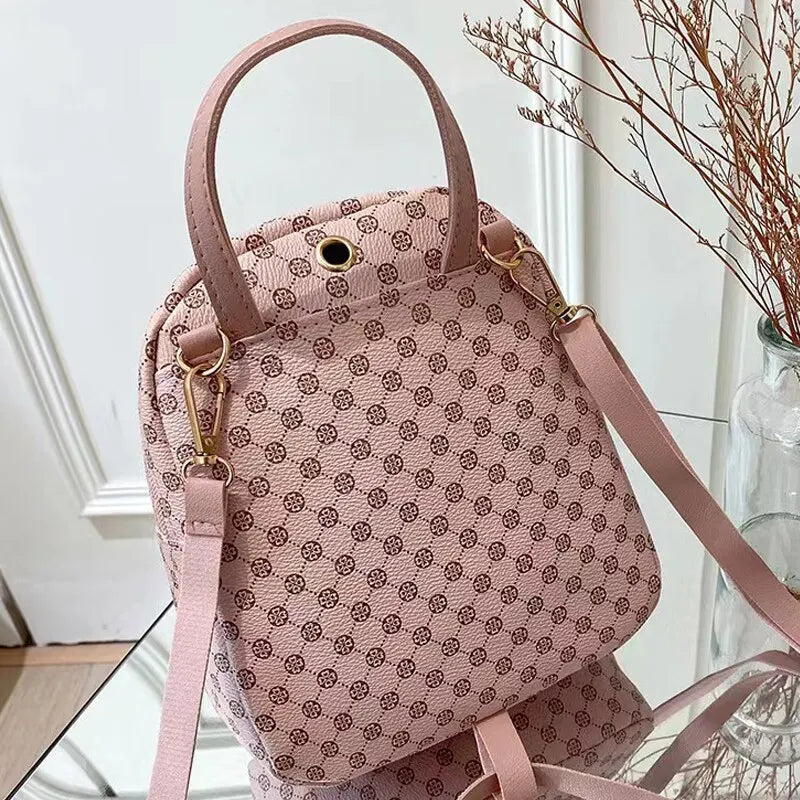 Clássica Mochila Feminina Moda Bolsas Escolares Femininas Diárias Compras Menina Mochilas Escolares