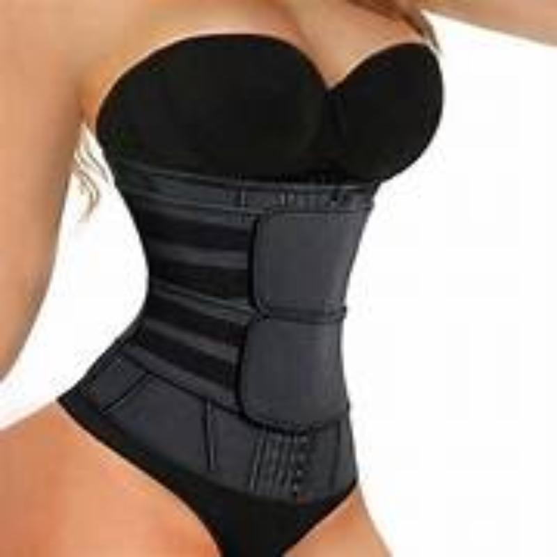 "Cinto Modelador de Cintura Neoprene Sweat Body Shaper, Cinto Modelador de Shapewear para Controle da Barriga, Emagrecimento, Queima de Gordura, Pós-Parto".